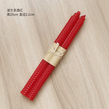 2pcs/set Nordic Long Rod Beeswax Candle Honeycomb Handmade Candles