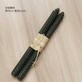 2pcs/set Nordic Long Rod Beeswax Candle Honeycomb Handmade Candles