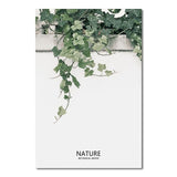 Fresh Green Plant Nordic Poster Multi Combination Canvas Paintings For Living Room Home Decoration Wall Art Pictures No Frame
