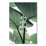 Fresh Green Plant Nordic Poster Multi Combination Canvas Paintings For Living Room Home Decoration Wall Art Pictures No Frame